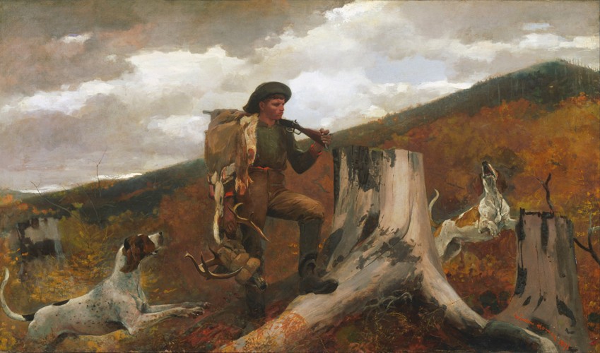 A Hunter and His Dogs