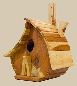 Birdhouses from Wesley Gallery make fine gifts